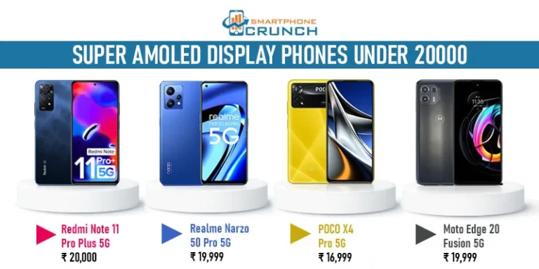 Best Super AMOLED Display Phones Under 20000 With Prices